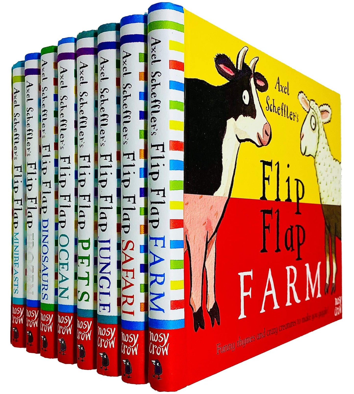 Axel Scheffler's Flip Flap Series 8 Books Collection - Hardcover - Age 0-5