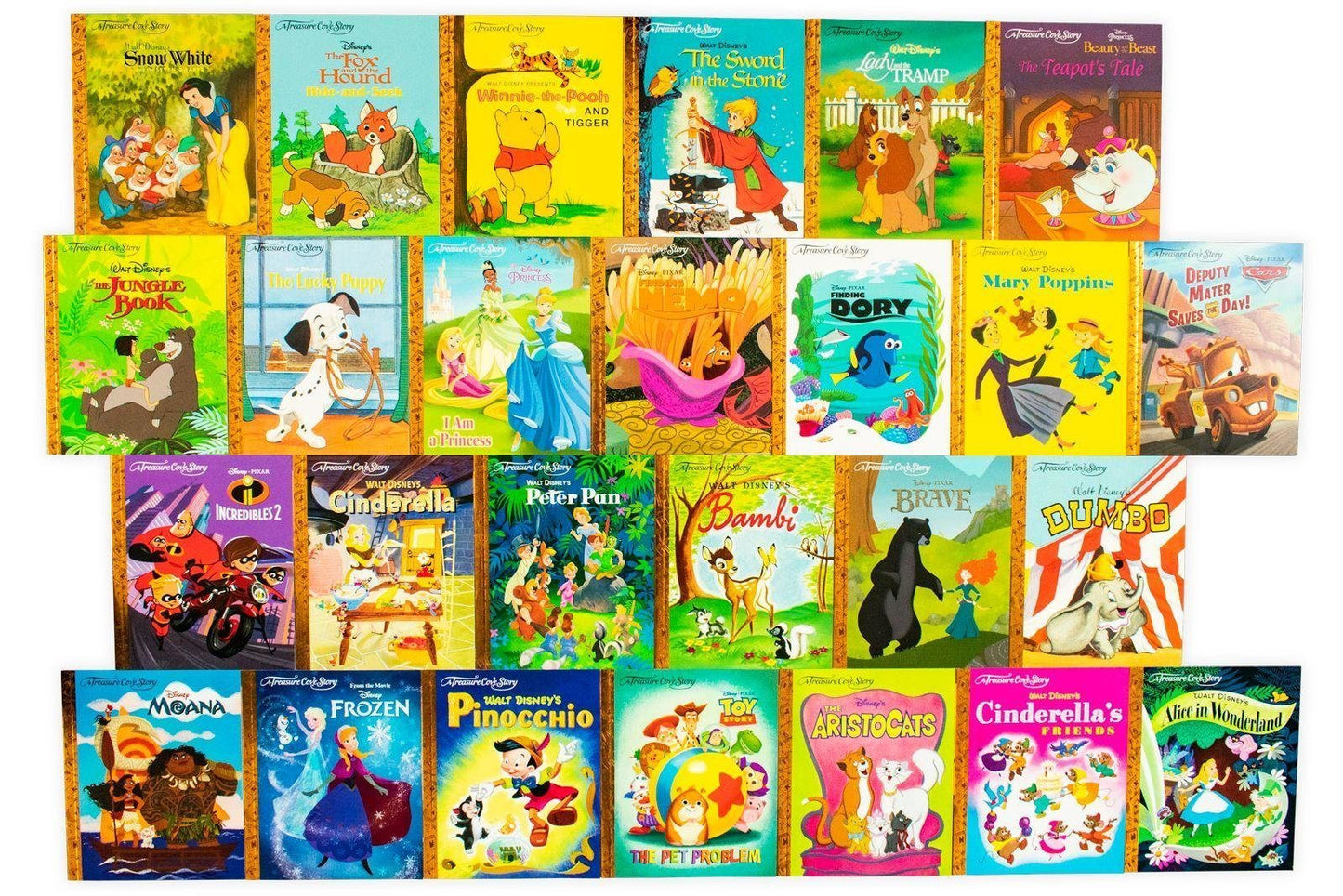 Disney Treasure Cove 26 Story Book Collection