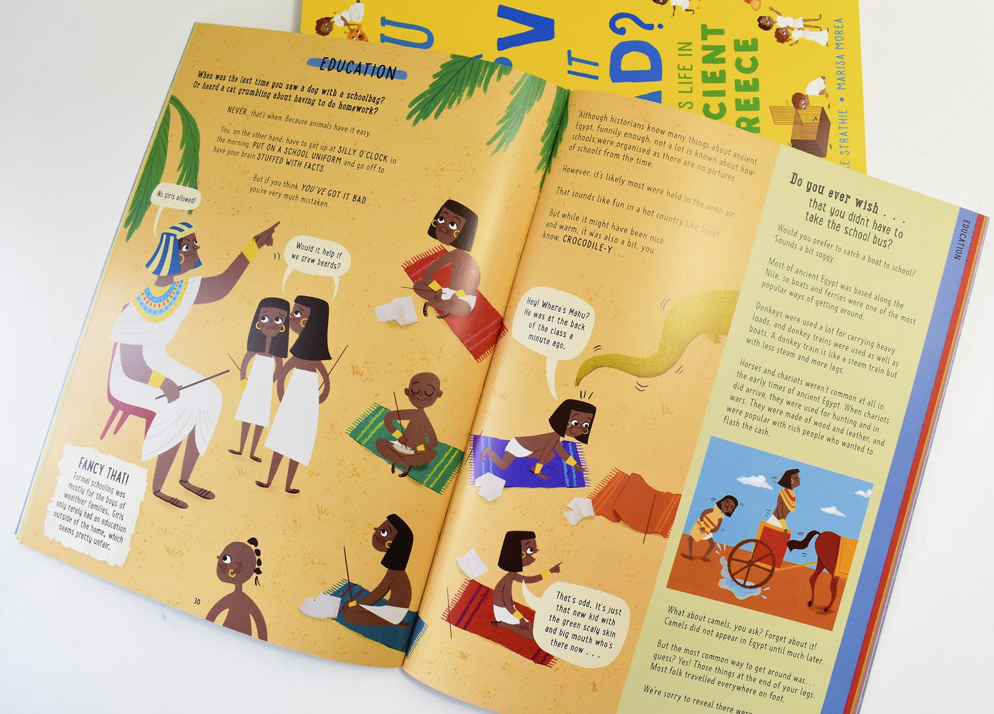 So You Think You've Got It Bad? A kids Life in Ancient Series 3 Books Collection Set By Chae Strathie - Age 7-9 - Paperback