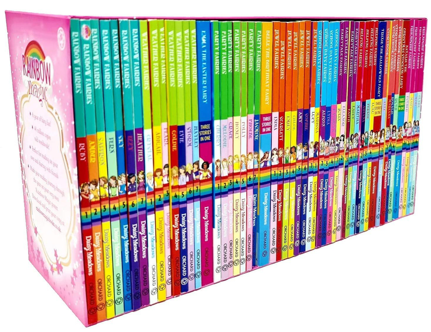 A Year of Rainbow Magic by Daisy Meadows 52 Books Boxed Set Collection - Ages 5-7 - Paperback