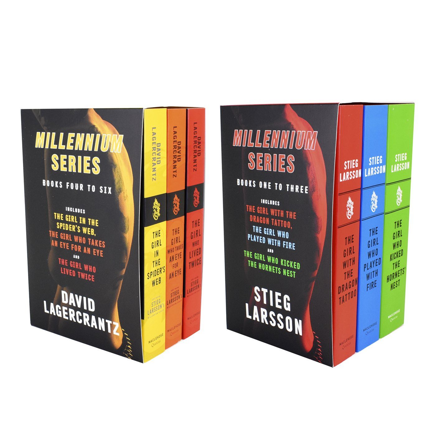 Millennium Series by Stieg Larsson & David Lagercrantz: Books 1-6 Box Set - Fiction - Paperback