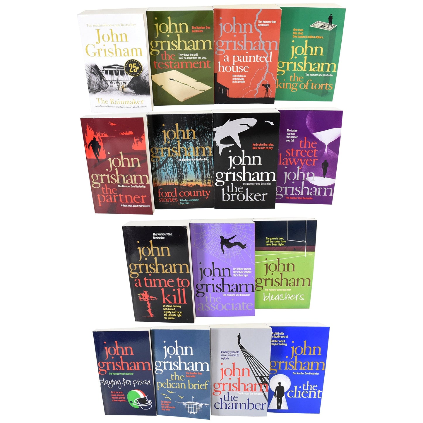 John Grisham Collection 15 Books Set - Fiction - Paperback