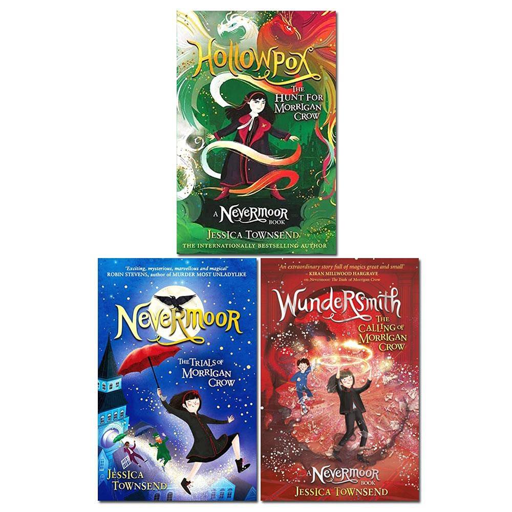 Morrigan Crow Nevermoor Series By Jessica Townsend 3 Books Collection Set - Age 8-11 - Paperback