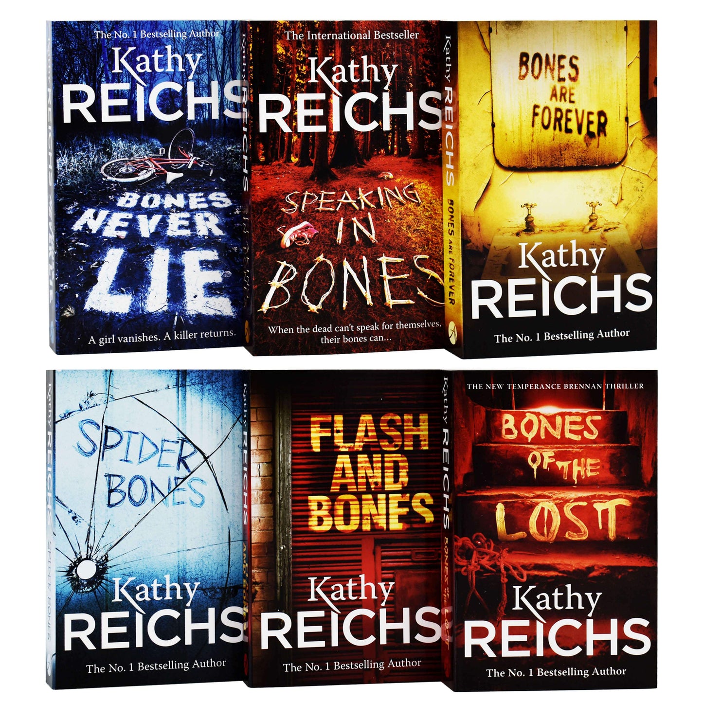 Temperance Brennan by Kathy Reichs: Books 7-18 Collection Set - Fiction - Paperback