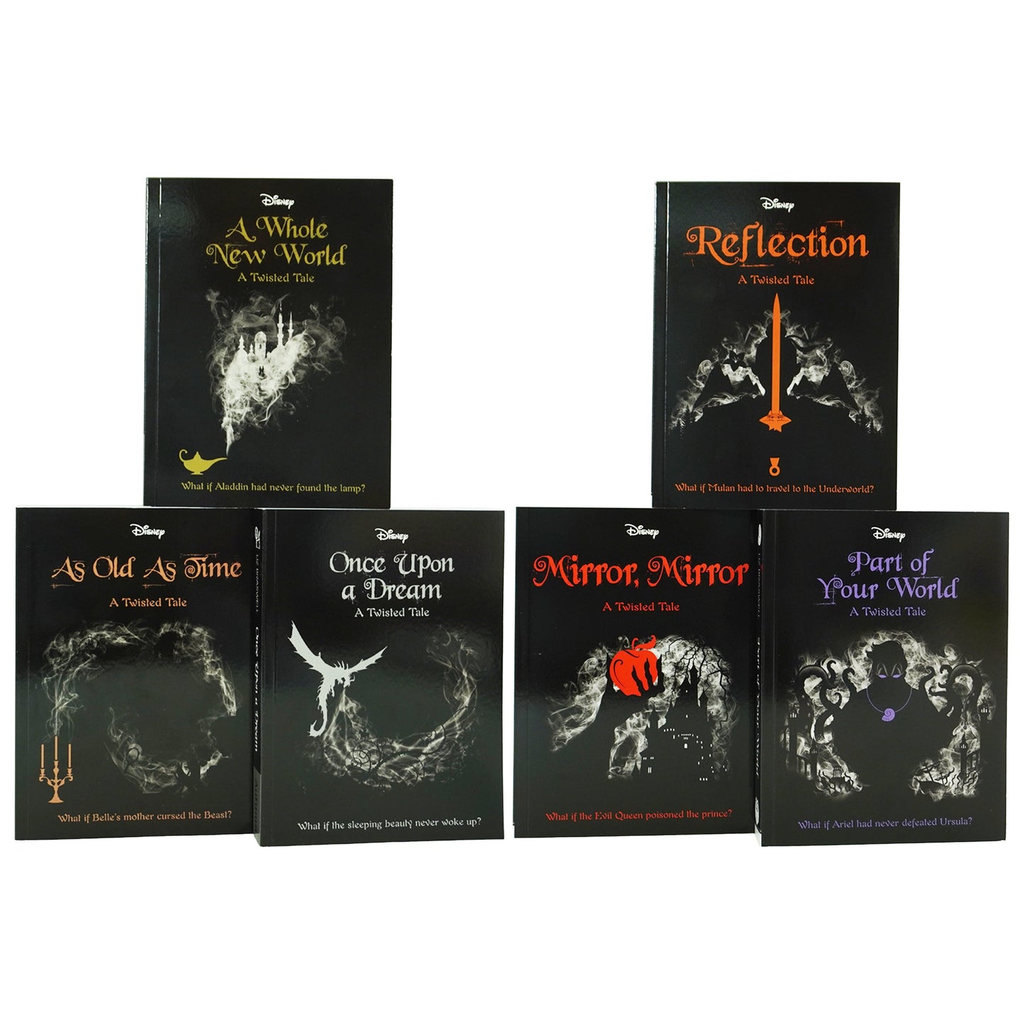 Disney Twisted Tales Vol. 1 & 2 Collection 6 Books Set by Liz Braswell - Ages 10-13 - Paperback