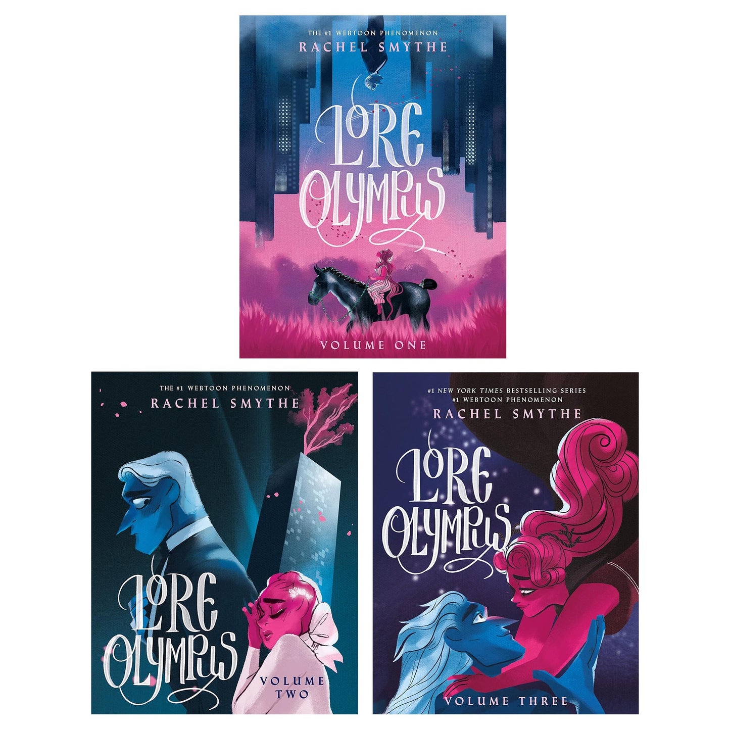 Lore Olympus by Rachel Smythe Volume 1, 2 & 3 Collection Set - Ages 15+ - Hardback
