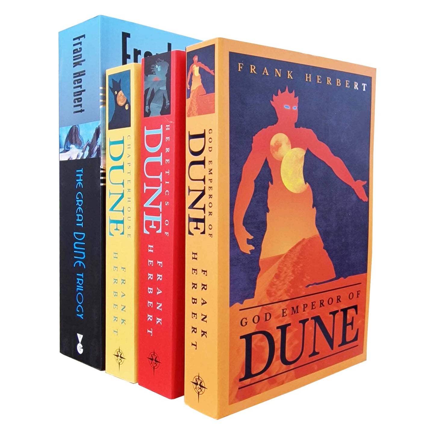Dune by Frank Herbert: Complete Series 4 Books Collection Set (6 Titles) - Fiction - Paperback
