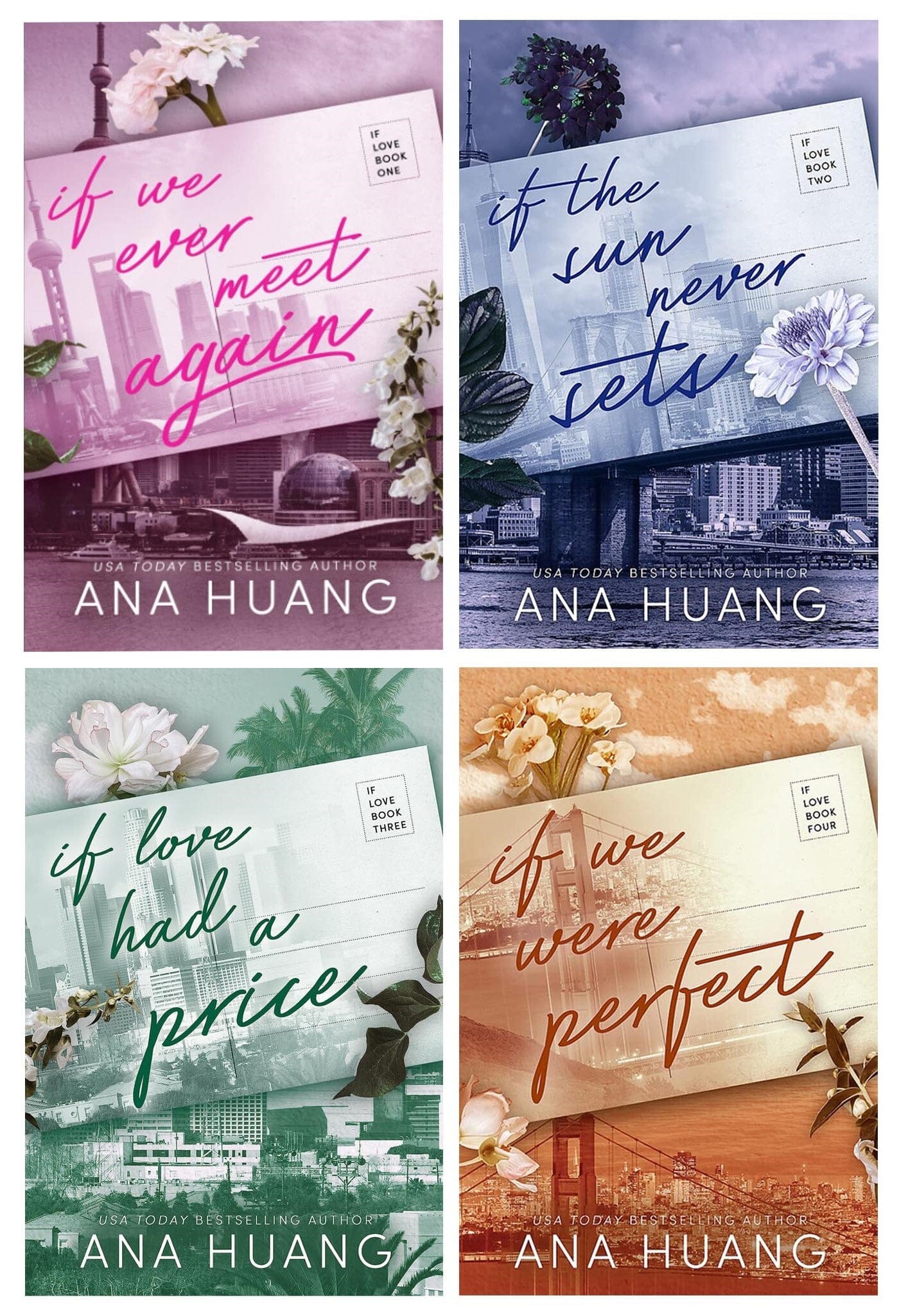 If Love Series by Ana Huang: 4 Books Collection Set - Fiction - Paperback
