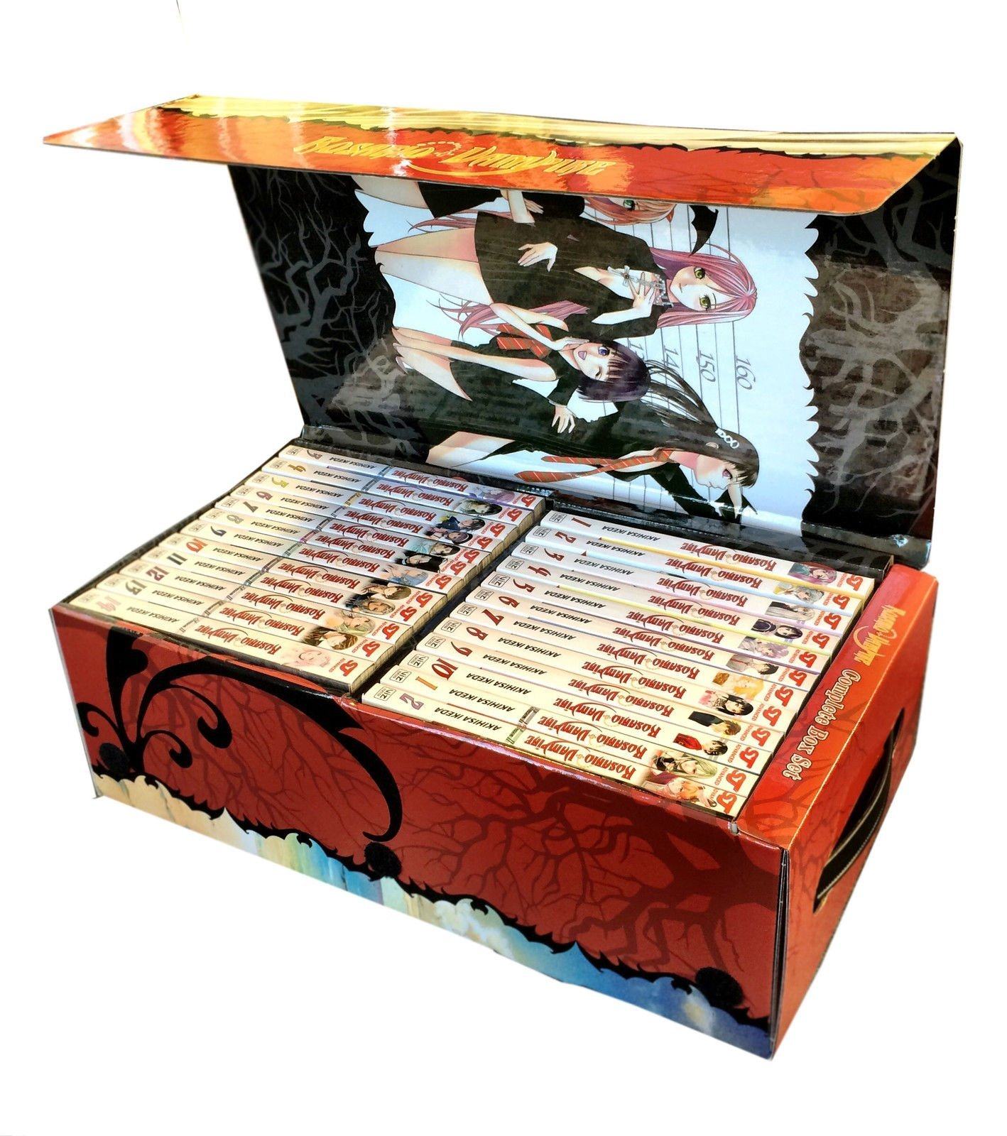 Rosario Vampire Complete 24 Book Box Set: Season I & II - Manga - Paperback - Akihisa Ikeda