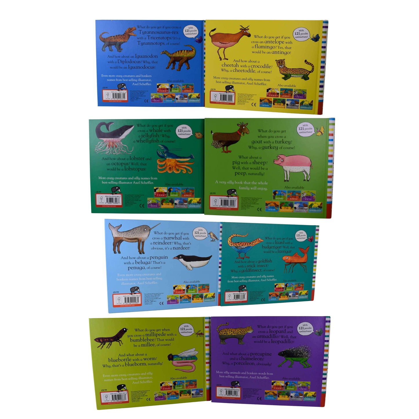 Axel Scheffler's Flip Flap Series 8 Books Collection - Hardcover - Age 0-5