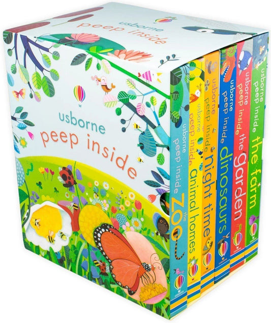 Peep Inside Complete 6 Books Collection By Usborne - Ages 2+ - Board Books
