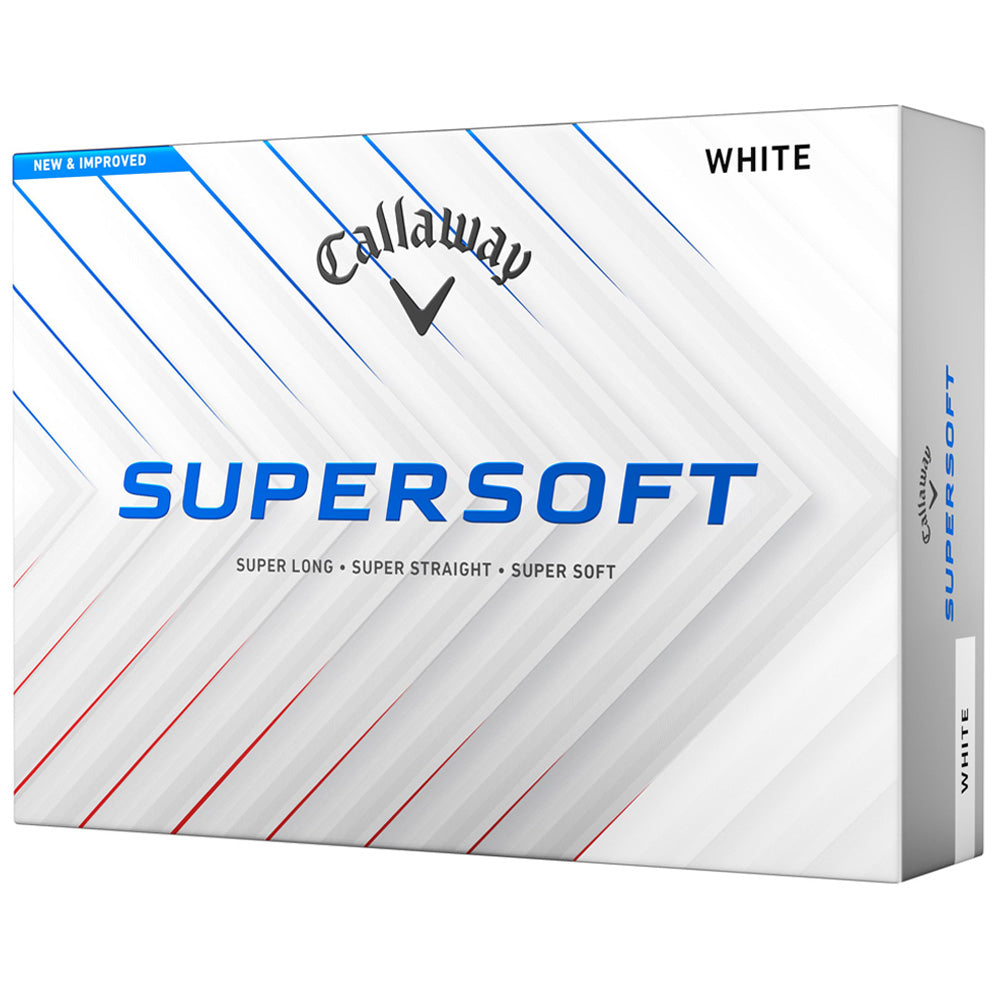 Supersoft Golf Balls - White - 12 Pack