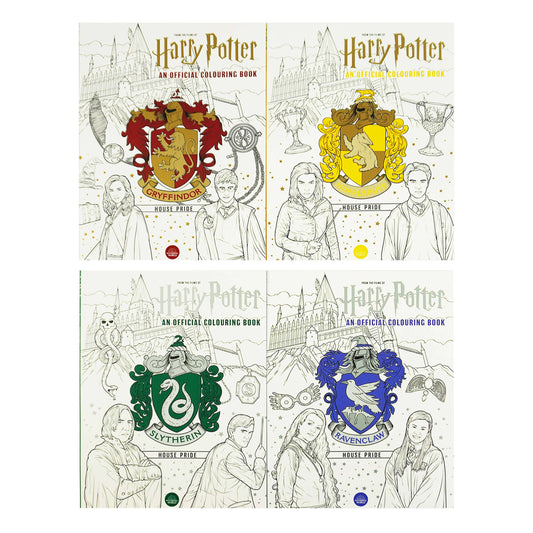 Harry Potter: An Official Colouring 4 Books Collection Set by Various Contributors - Paperback