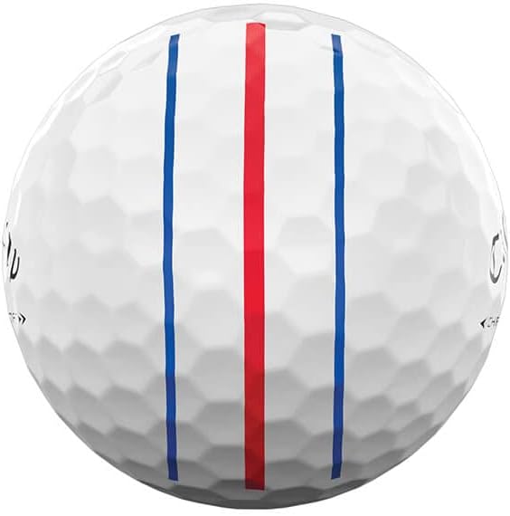 Golf 2022 Chrome Soft Golf Balls (True Track (Red/Blue)