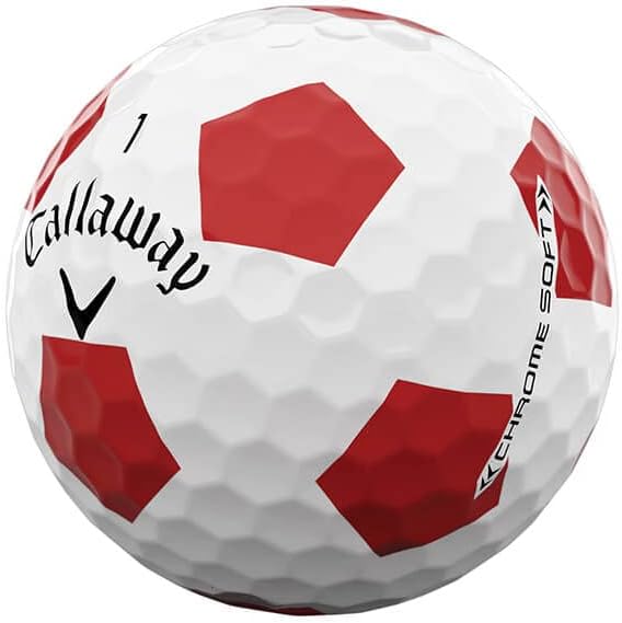 Golf 2022 Chrome Soft Golf Balls (True Track (Red/Blue)