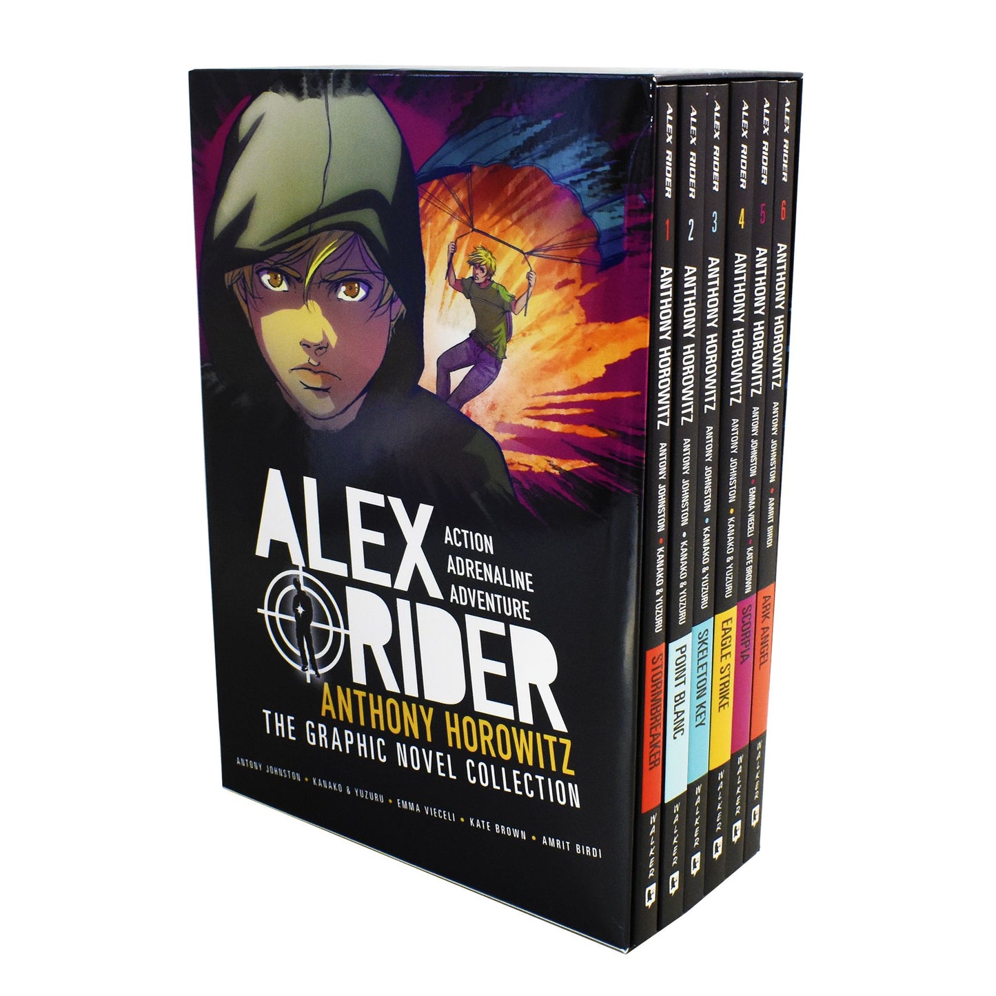 Alex Rider The Graphic Novel Collection 6 Books Box Set By Anthony Horowitz - Ages 9-14 - Paperback