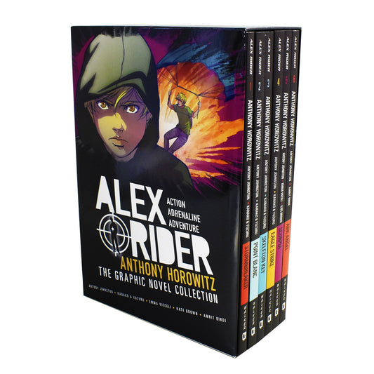 Alex Rider The Graphic Novel Collection 6 Books Box Set By Anthony Horowitz - Ages 9-14 - Paperback
