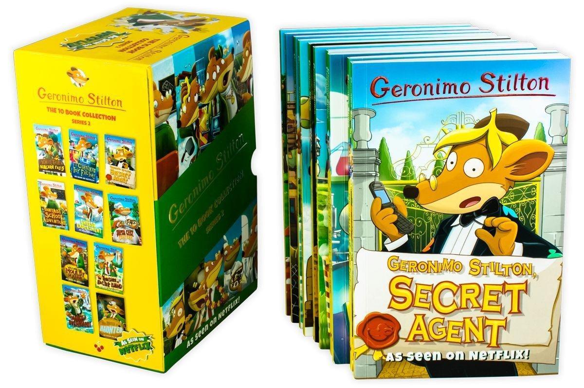 Geronimo Stilton Series 1 & 2 Collection 20 Books Box Set - Ages 5-7 - Paperback