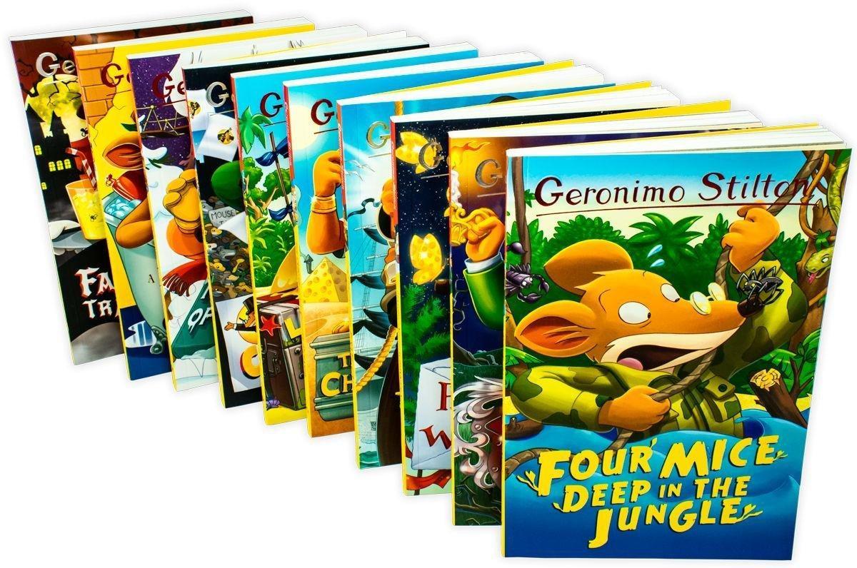 Geronimo Stilton Series 1 & 2 Collection 20 Books Box Set - Ages 5-7 - Paperback