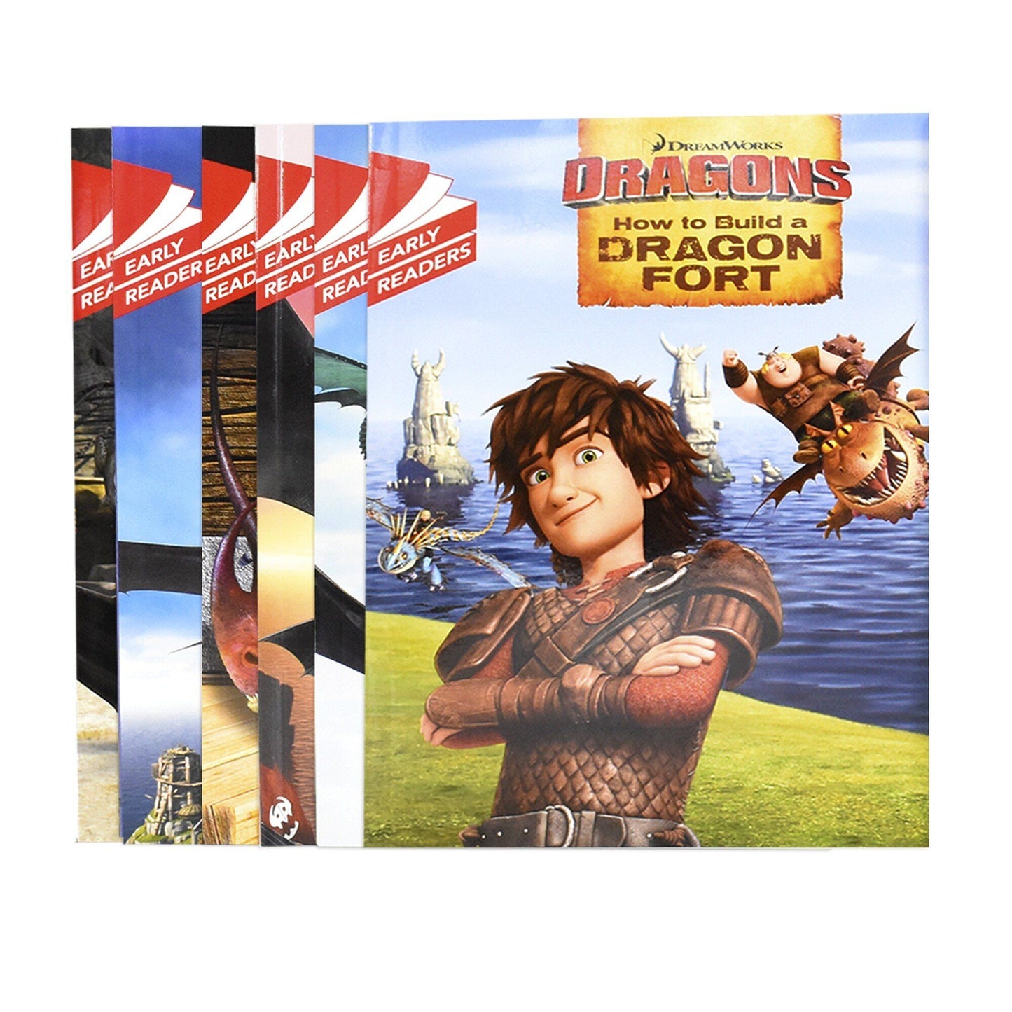 How To Train Your Dragon Early Reader 6 Books Children Set - Ages 5-7 - Paperback By Erica David