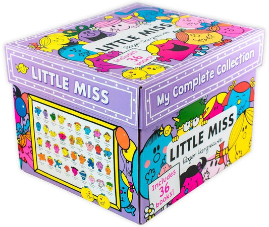 Little Miss 36 Books My Complete Collection Box Set By Roger Hargreaves - Ages 5-7 - Paperback