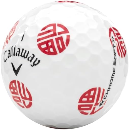 Golf 2022 Chrome Soft Golf Balls (True Track (Red/Blue)
