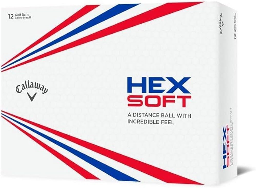 Hex Soft Golf Balls: Enhanced Feel, Low Spin, Max Distance
