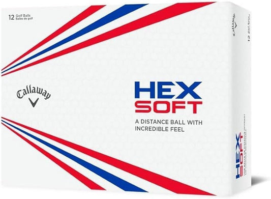 Hex Soft Golf Balls: Enhanced Feel, Low Spin, Max Distance