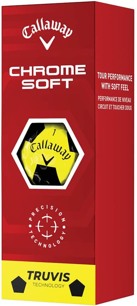 Golf 2022 Chrome Soft Golf Balls (True Track (Red/Blue)