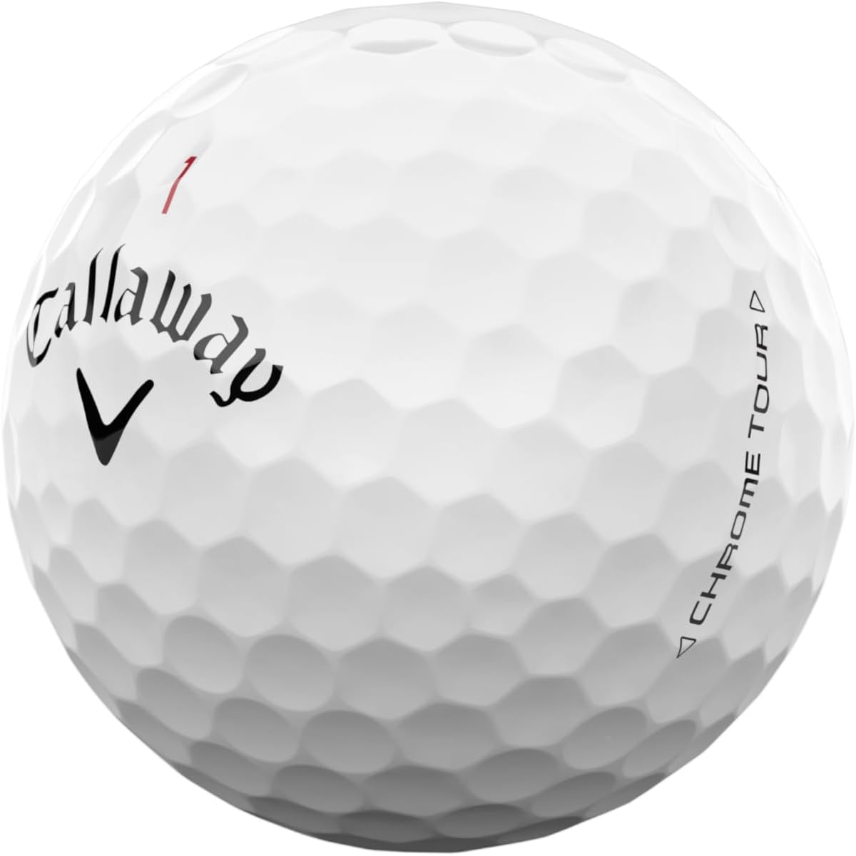 Chrome Tour Golf Balls: Hyper Fast Core, Triple Track Alignment, Tour Performanc