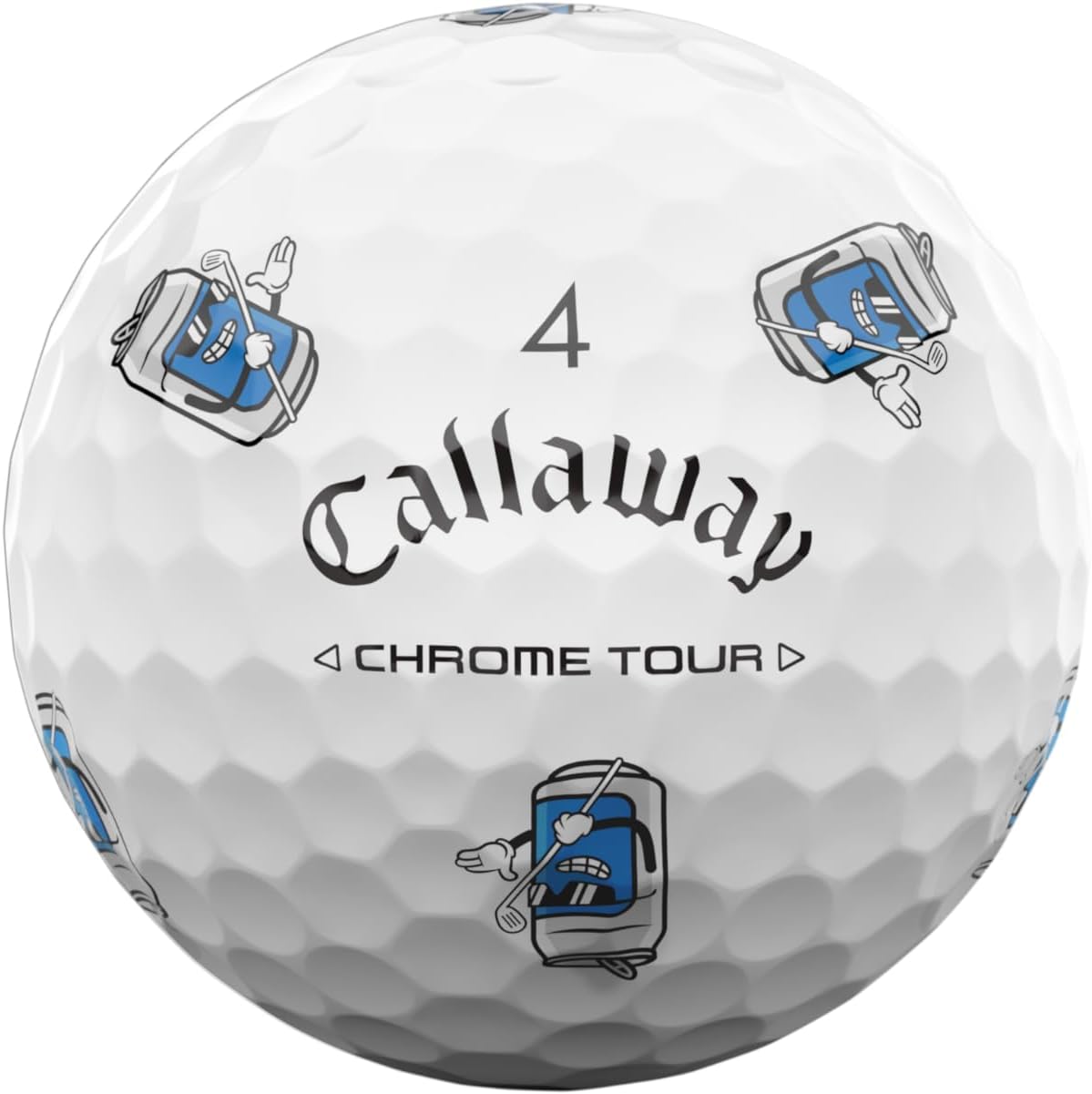 Chrome Tour Golf Balls: Hyper Fast Core, Triple Track Alignment, Tour Performanc