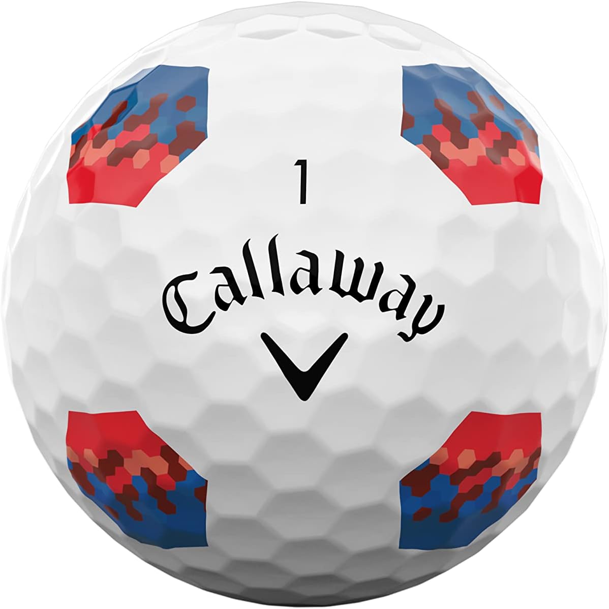 Golf 2022 Chrome Soft Golf Balls (True Track (Red/Blue)