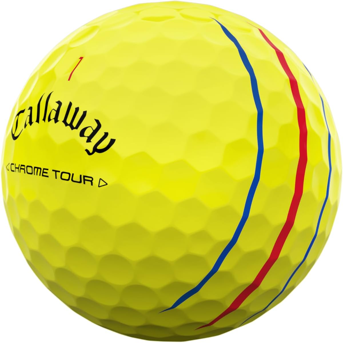 Chrome Tour Golf Balls: Hyper Fast Core, Triple Track Alignment, Tour Performanc