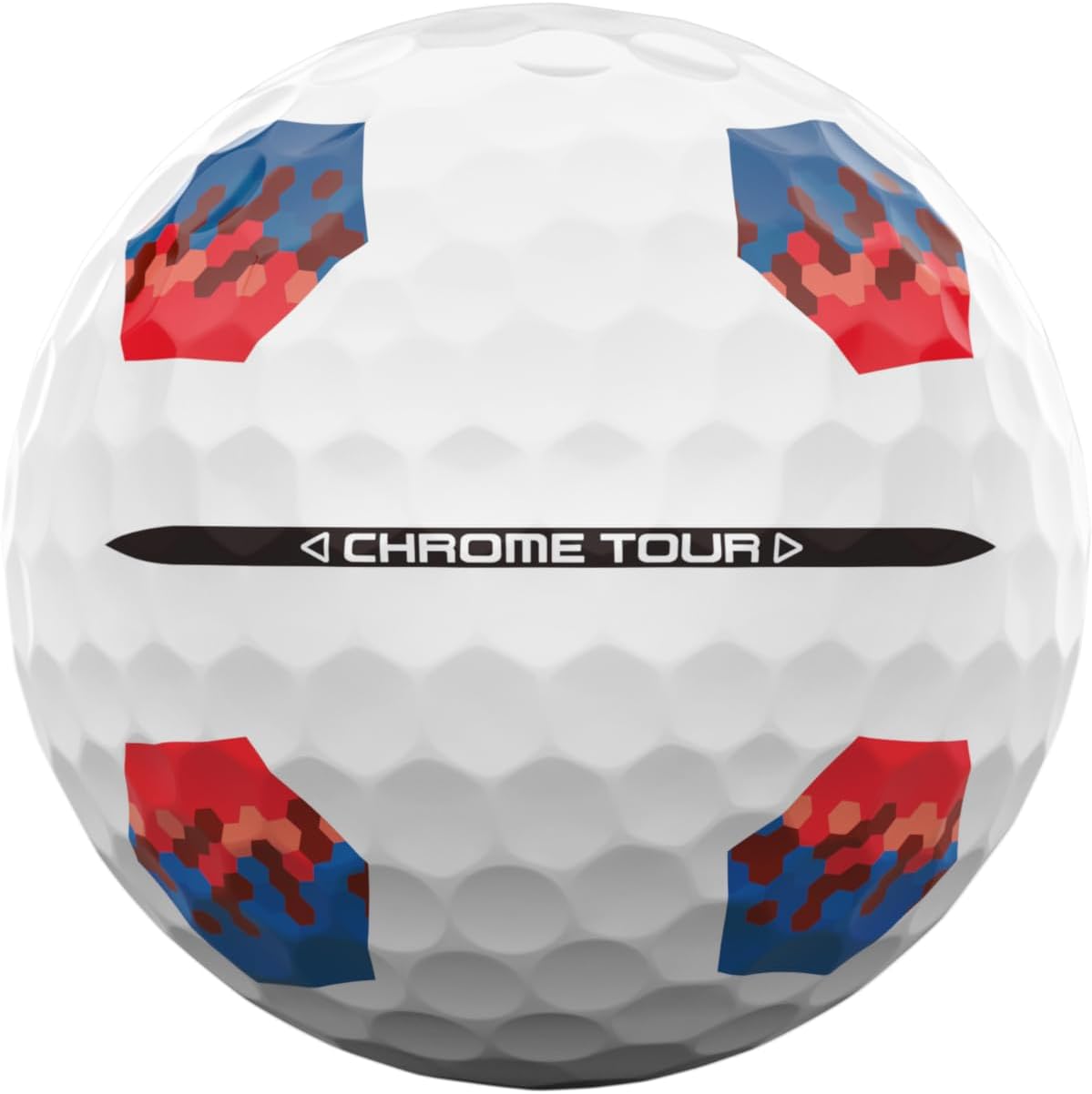 Chrome Tour Golf Balls: Hyper Fast Core, Triple Track Alignment, Tour Performanc
