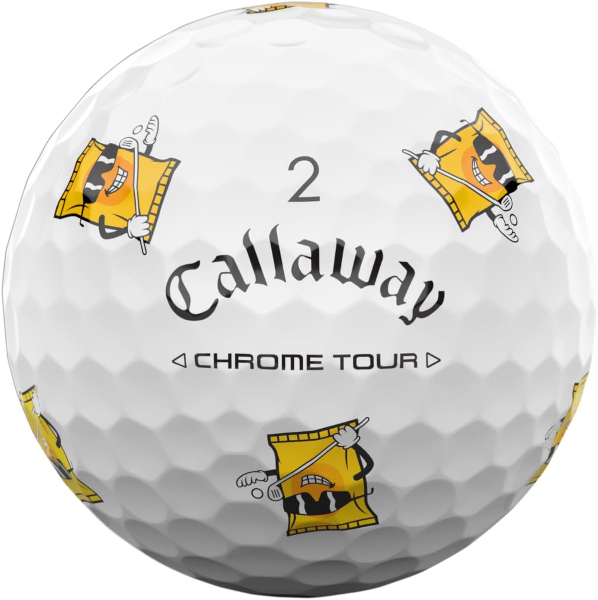 Chrome Tour Golf Balls: Hyper Fast Core, Triple Track Alignment, Tour Performanc