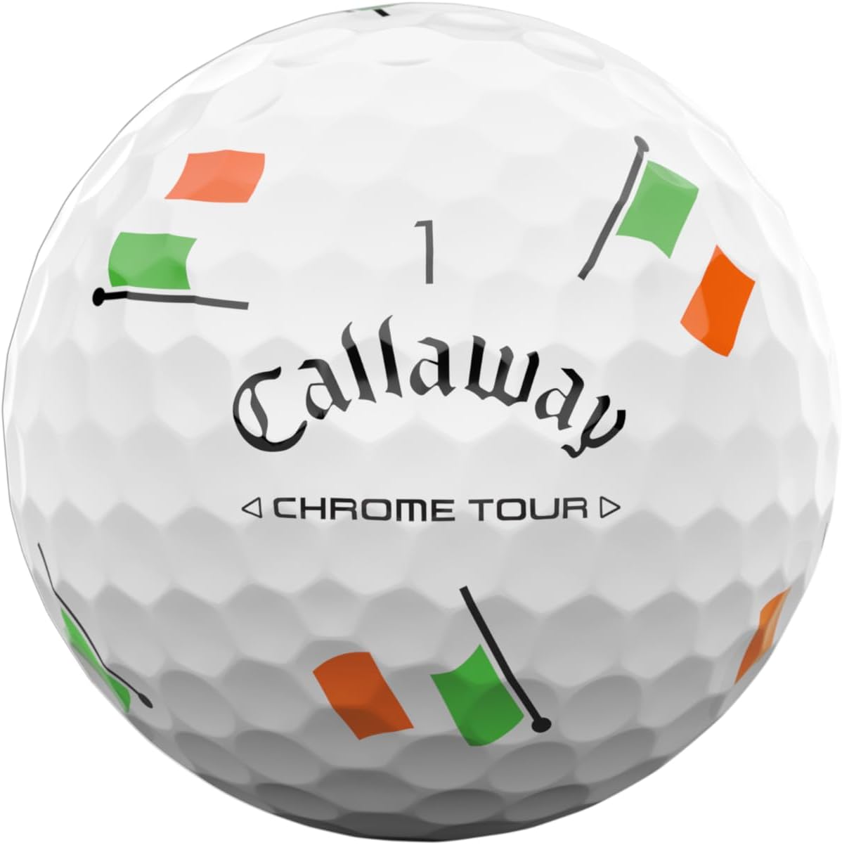 Chrome Tour Golf Balls: Hyper Fast Core, Triple Track Alignment, Tour Performanc