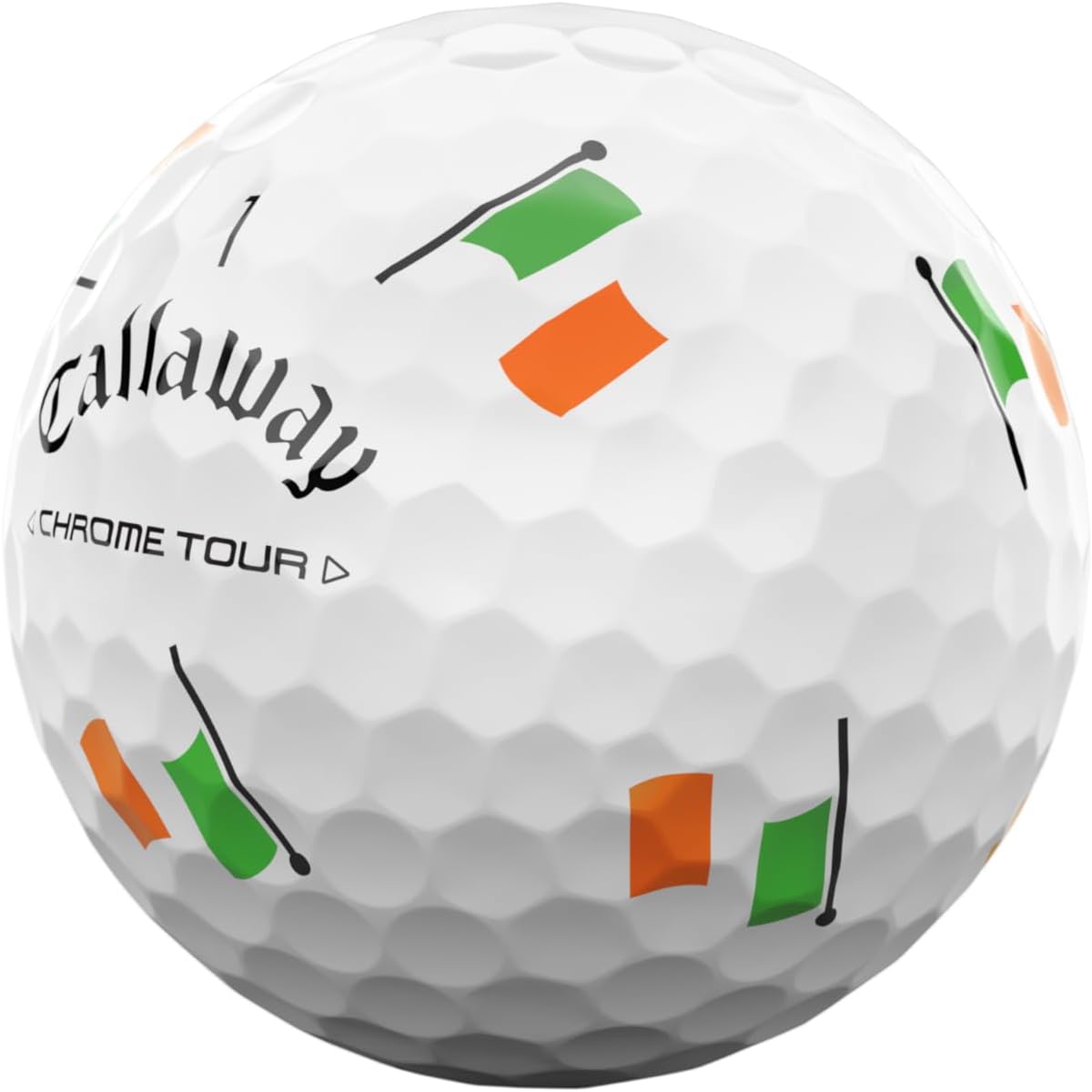 Chrome Tour Golf Balls: Hyper Fast Core, Triple Track Alignment, Tour Performanc