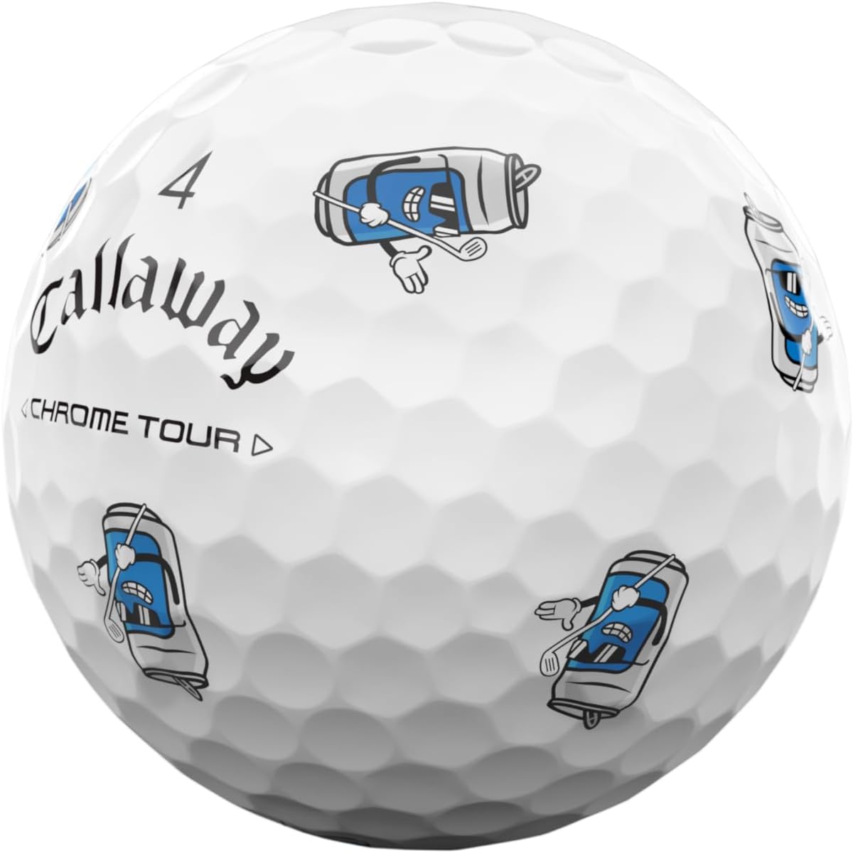 Chrome Tour Golf Balls: Hyper Fast Core, Triple Track Alignment, Tour Performanc