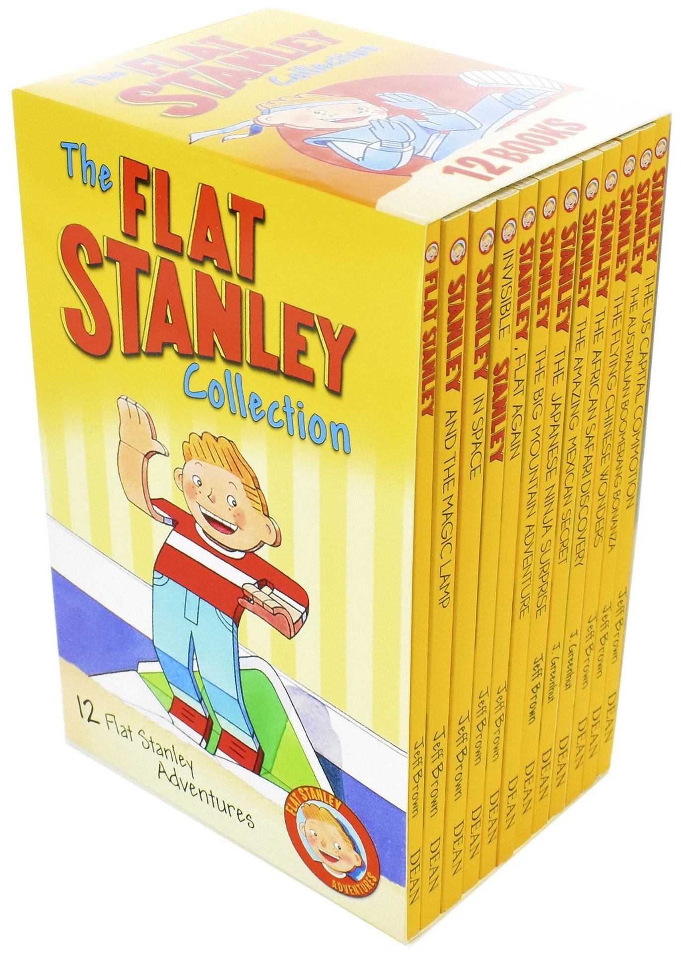 The Flat Stanley Adventure 12 Books Collection Box Set By Jeff Brown - Children's Literature - Paperback