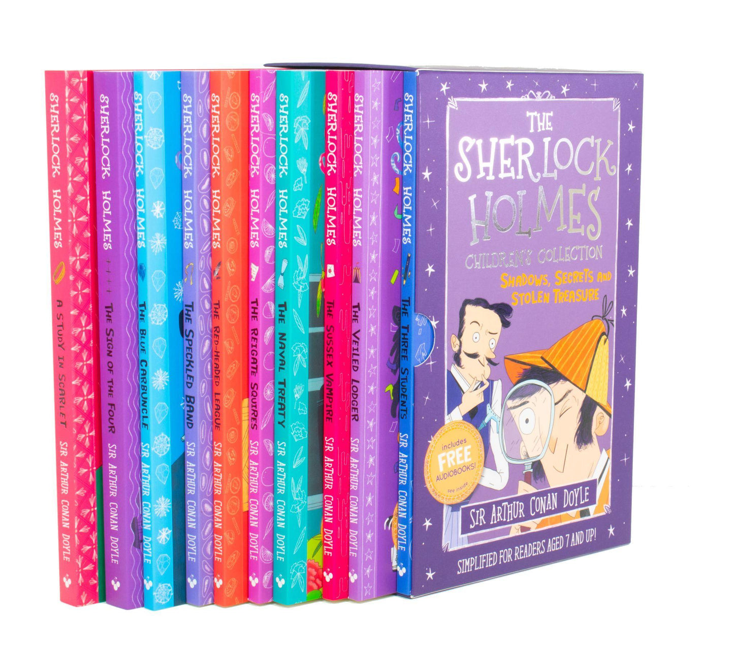Sherlock Holmes Children's Collection 20 Books (Series 1 & 2) by Sir Arthur Conan Doyle - Ages 7-9 - Paperback