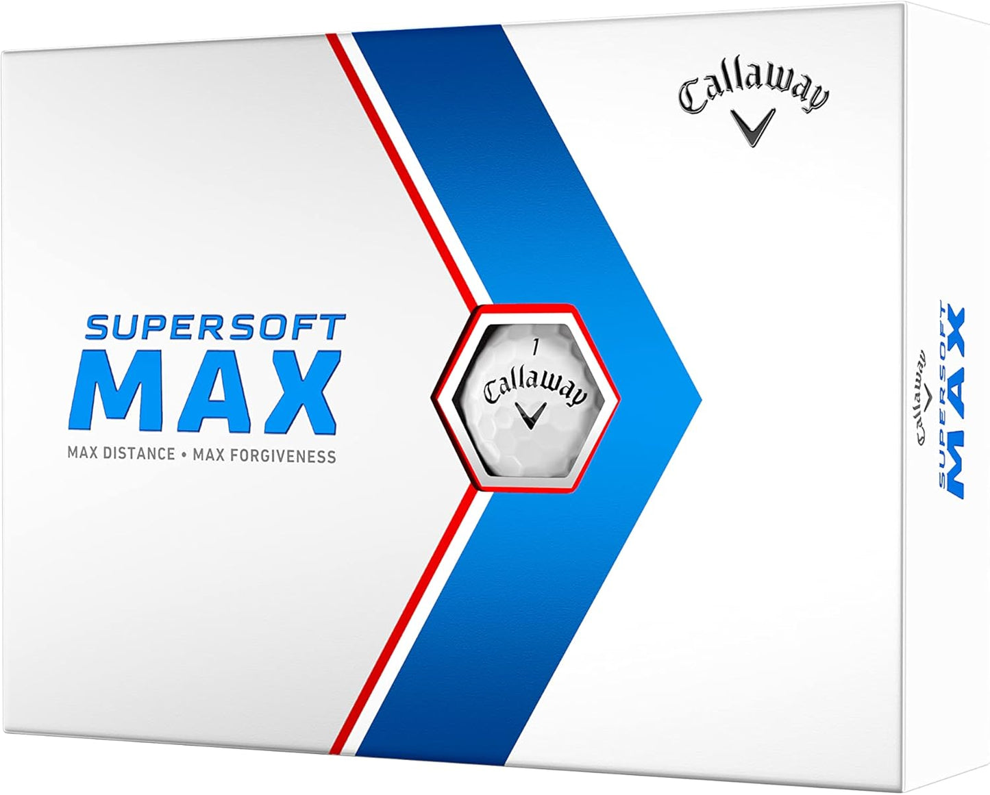 Supersoft Max Golf Balls - Enhanced Distance, Forgiveness, High Launch