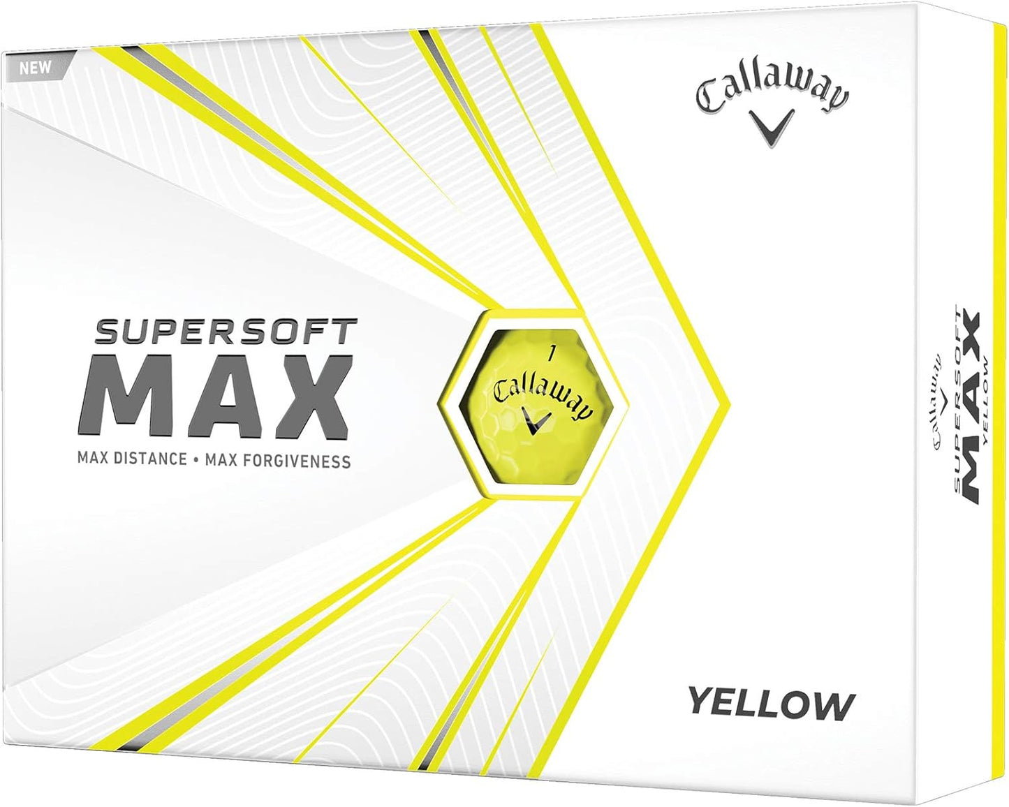Supersoft Max Golf Balls - Enhanced Distance, Forgiveness, High Launch