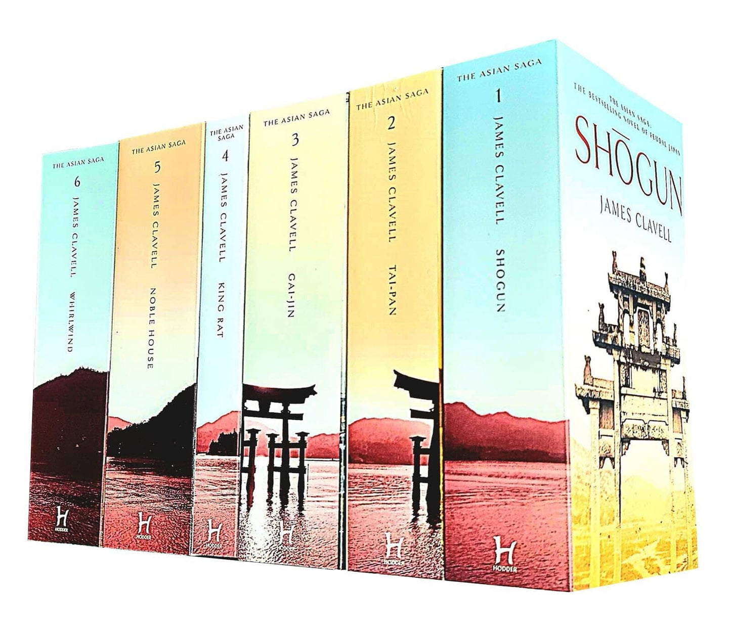 The Asian Saga Series By James Clavell 6 Books Collection Set - Fiction - Paperback