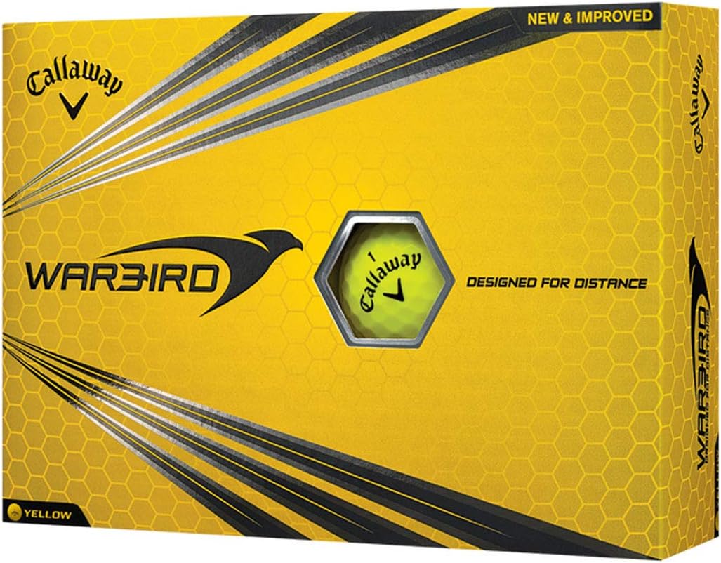 Warbird Golf Balls: Maximum Distance, High Speed, Enhanced Feel
