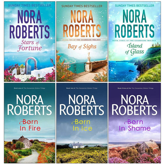 Guardians Trilogy and Concannon Sisters Trilogy Collection 6 Books Set by Nora Roberts - Fiction - Paperback