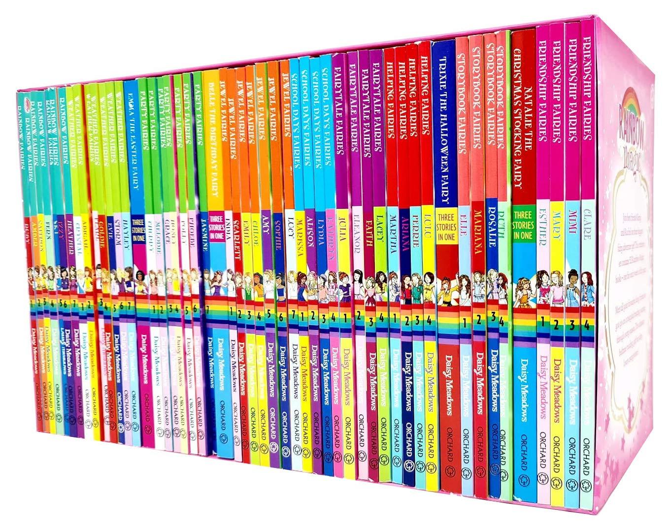 A Year of Rainbow Magic by Daisy Meadows 52 Books Boxed Set Collection - Ages 5-7 - Paperback