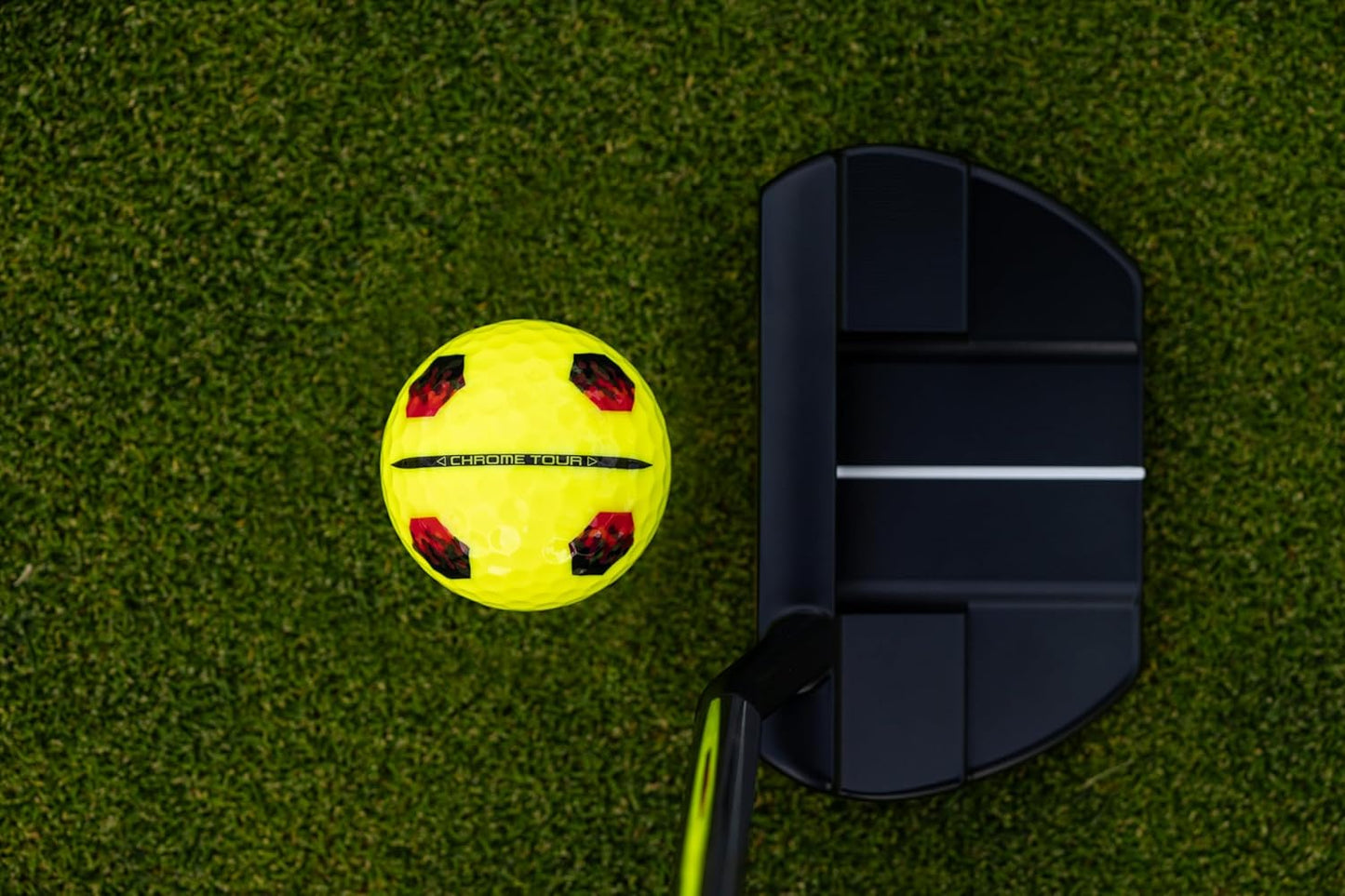 Chrome Tour Golf Balls: Hyper Fast Core, Triple Track Alignment, Tour Performanc