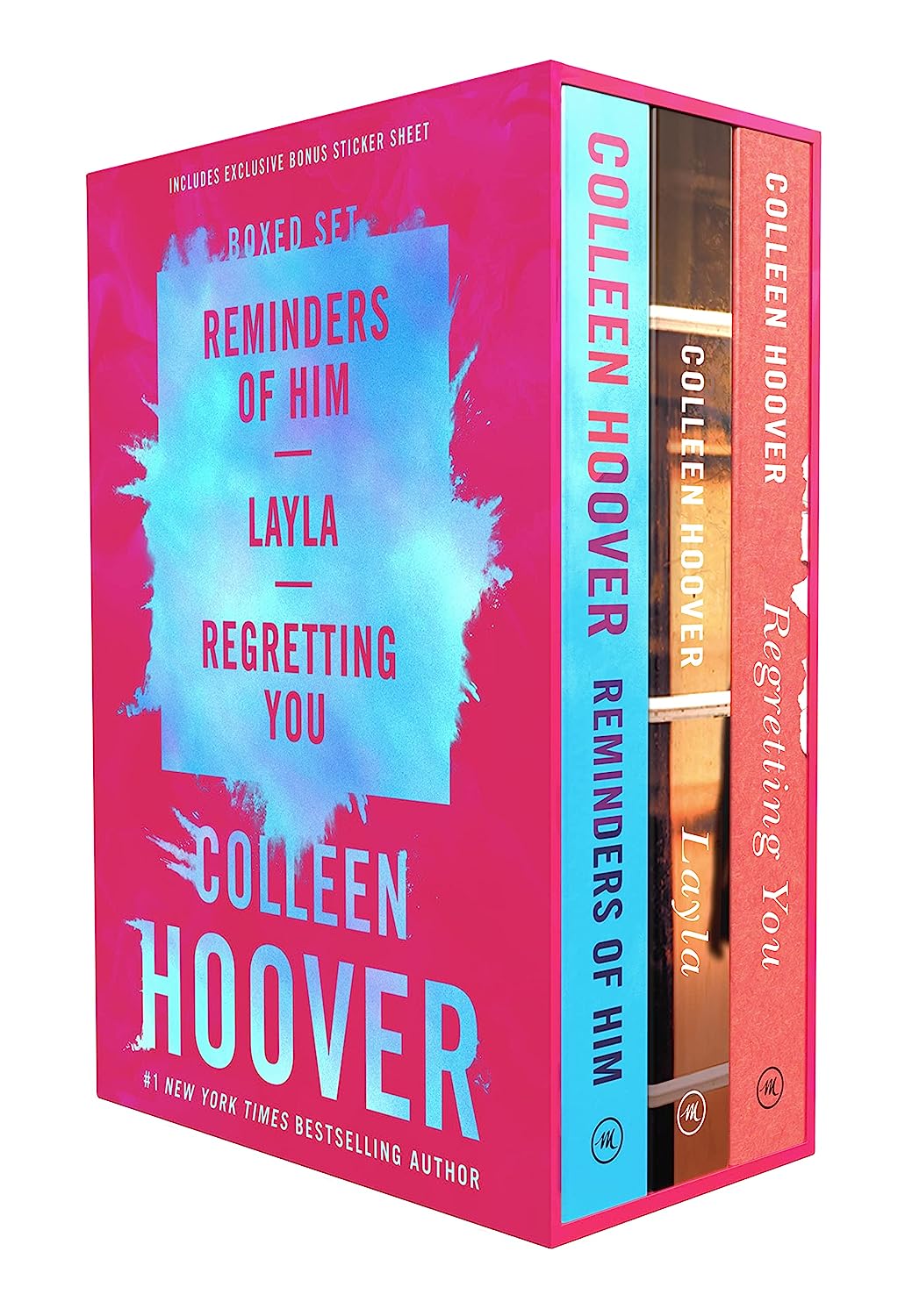 Colleen Hoover 3-Book Boxed Set: Reminders of Him, Layla, Regretting You
