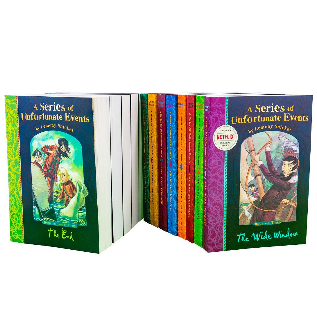 A Series of Unfortunate Events 13 Books Collection Set By Lemony Snicket - Ages 9-14 - Paperback