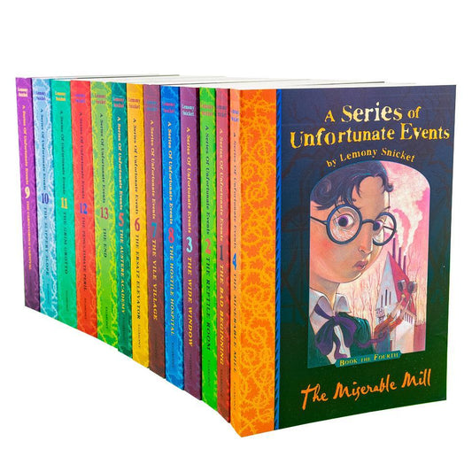 A Series of Unfortunate Events 13 Books Collection Set By Lemony Snicket - Ages 9-14 - Paperback